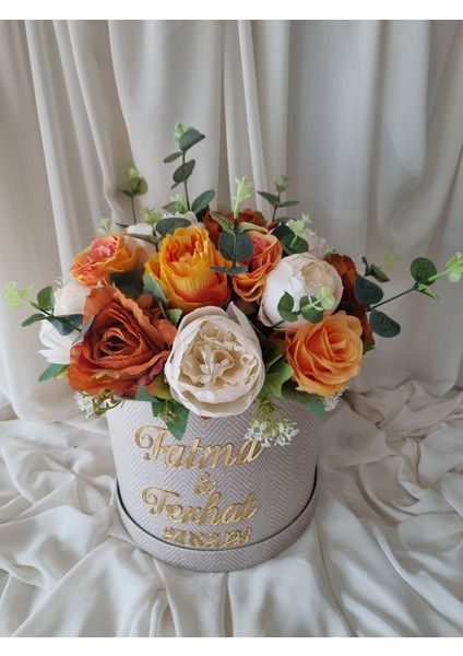 Turuncu Yapay Kız Isteme Söz Çiçeği indirimleri