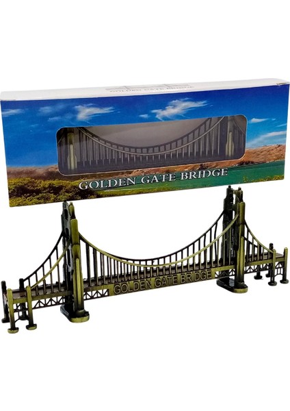Metal Amerika Golden Gate Köprüsü 18 cm