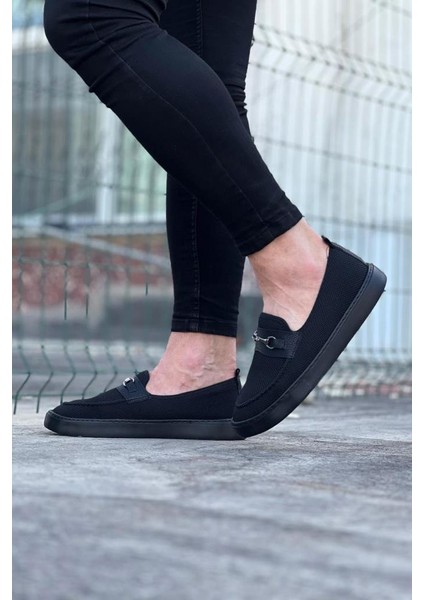 Wagoon Wg060 Kömür Triko Babet Erkek Casual Ayakkabı