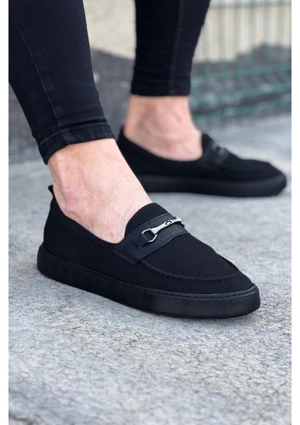 Wagoon Wg060 Kömür Triko Babet Erkek Casual Ayakkabı