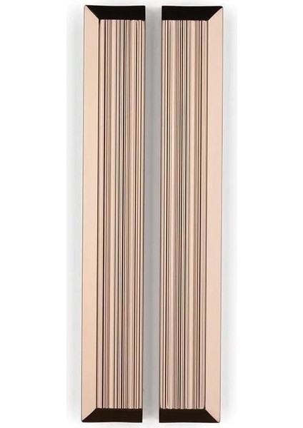 Tline L Tipi Çizgili Parlak Bakır Rose Kulp 224 Mm. 209060