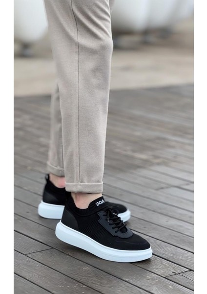 Ba0812 Özel Örme Triko Tarz Siyah Renk Spor Ayakkabı fiyatları