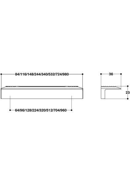 Pera L Tipi Oval Parlak Altın Kulp 96 Mm. 209064 fiyatları