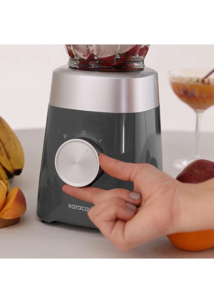 Buz Kırma Özellikli, 1,5 Lt Cam Hazneli Smoothie Blender , 1000W Güçlü Motor + Onerous Mutfak Tartısı