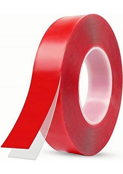 Real Özs Akrilik Çift Tarafı Yapışkanlı Silikon Bant 18 mm 2 M 20 kg Taşıma