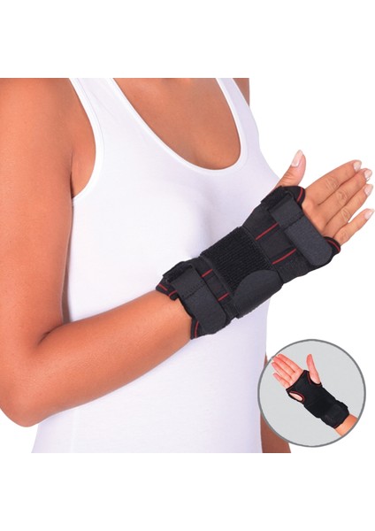 El Bilek Ateli Yüksek Kaliteli Fileli Kumaş Çift Taraflı Çelik Destekli Statik El Bilek Ateli