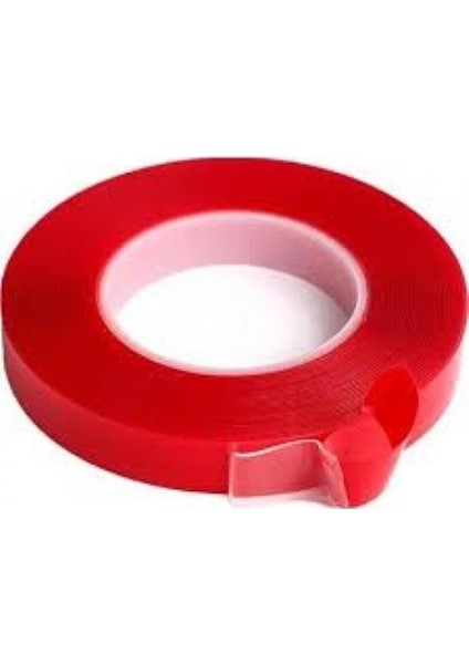 Real Özs Akrilik Çift Tarafı Yapışkanlı Silikon Bant 18 mm 2 M 20 kg Taşıma