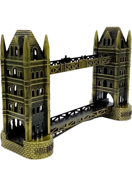 Metal Londra Köprüsü Tower Bridge Antik Bronz 16 cm fiyatları