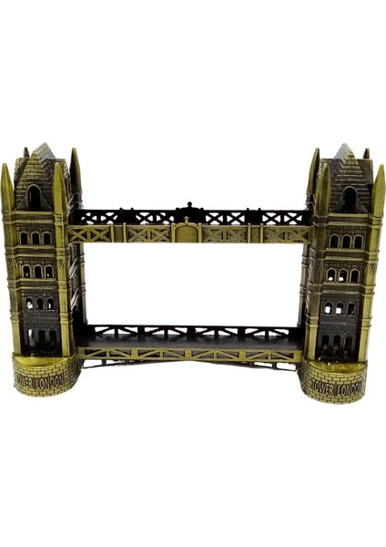 Metal Londra Köprüsü Tower Bridge Antik Bronz 16 cm modelleri