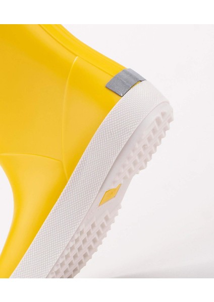 W10207 Sarı Yağmur Çizmesi Borreguito Kürklü Silikon/Plastik Düz Topuklu Erkek Çocuk İçin fırsatları