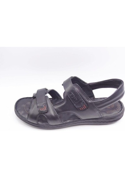 Büyük Numara Erkek Sandalet TRD186 Siyah fiyatları