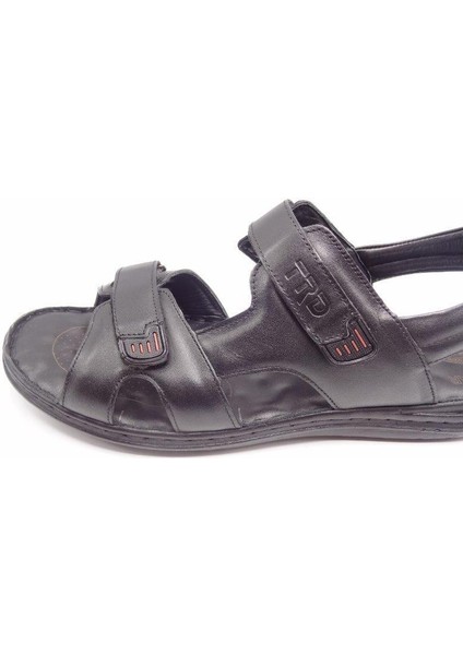 Büyük Numara Erkek Sandalet TRD186 Siyah modelleri