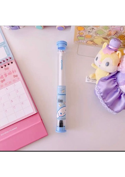 Cinnamoroll Sanrio Diş Fırçası Yumuşak Uçlu Saklama Kabında Asma Aparatı Vardır