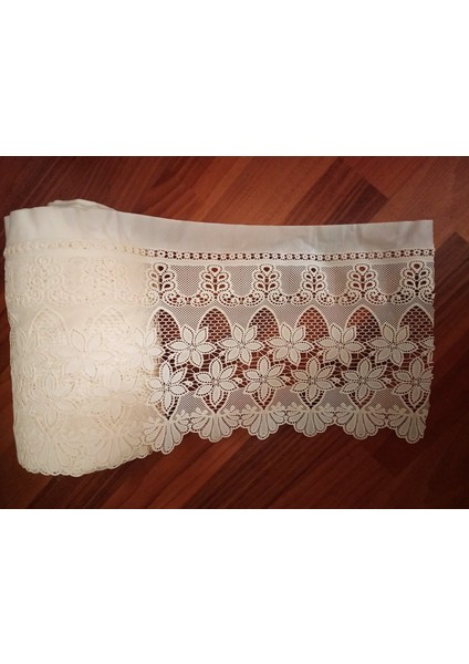 Pvc Dantel Raf Dolap ve Çekmece Örtüsü / Ebat: 23 cm x 5 mt - Beyaz