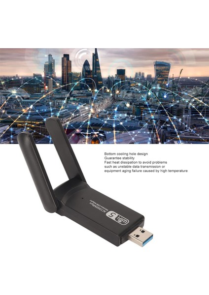 Two Band USB 3.0 Adaptör Kablosuz Wifi Alıcı AC1300 Wireless Adaptör modelleri