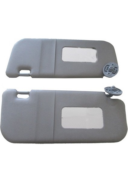 Toyota Yarıs- 2006-2011; Güneşlik Gri Sağ/sol Set 2 Parça (Segmanlı) Oem No: (74320-12A30)