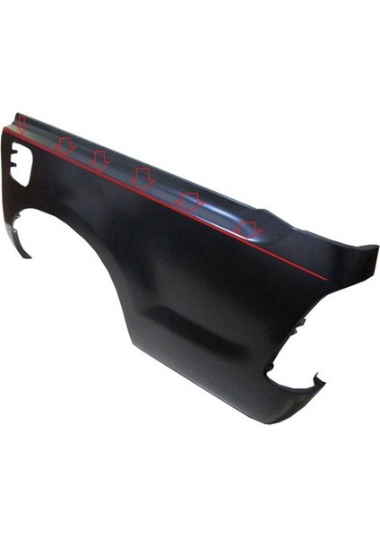 Toyota Hılux- Pıck Up Vıgo- D4D 2005-2011; Yarım Arka Çamurluk Sol (Üst Kısmı Kesilip Takılabilir Oem No: ()