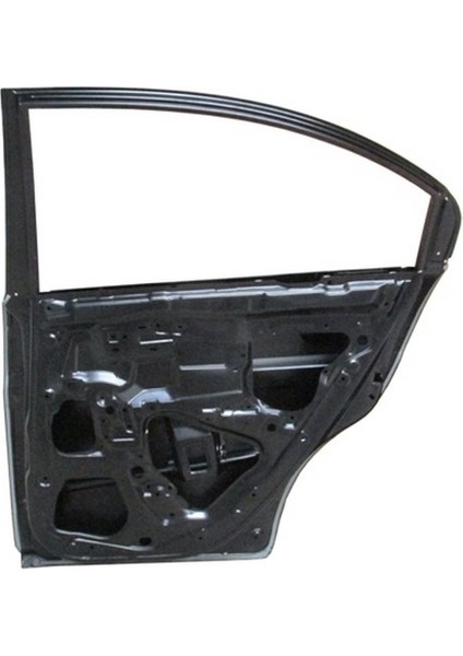 Hyundaı Accent- Era- 2006-2012; Arka Kapı Komple Sağ Siyah (Iceli/çekomastikli) (Tw) Oem No: (77004-1E010)