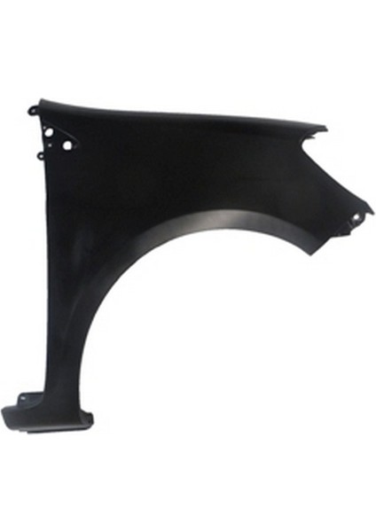 Renault Clıo- 3- Hb- 2006-2009; Ön Çamurluk Deliksiz Sağ Siyah Plastik (Sımyı) Oem No: (7701476103)