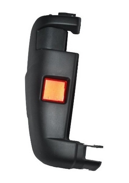 Fıat Ducato- 2002-2006; Arka Tampon Ucu Sol Siyah (Reflektörlü) (Eurobump) Oem No: (735383200)
