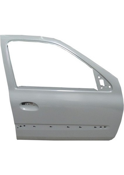 Renault Clıo- 2- Hb- 1998-2001; Ön Kapı Komple Sağ Band Delikli/gri Boyalı (Iceli/çekomastikli)(Tw) Oem No: (7751472476)