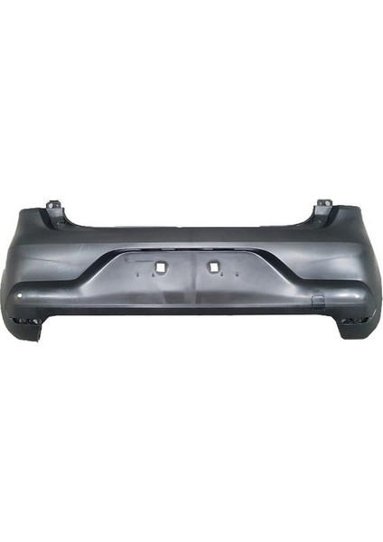 Renault Clıo- 5- Hb- 2020-2023; Arka Tampon Siyah (Sensör Delikli/çeki Demiri Kapaklı) (Eurobump) Oem No: (850224645R)