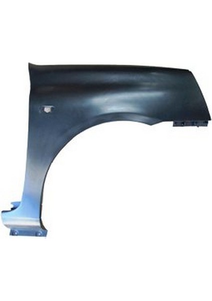 Renault Clıo- 2- Sd/hb- 2002-2008; Ön Çamurluk Delikli Sağ Plastik (Siyah) (Eurobump) Oem No: (7701473449)