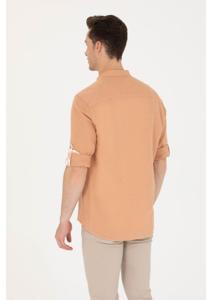 Erkek Camel Gömlek Desenli 50263721-VR015 indirimleri