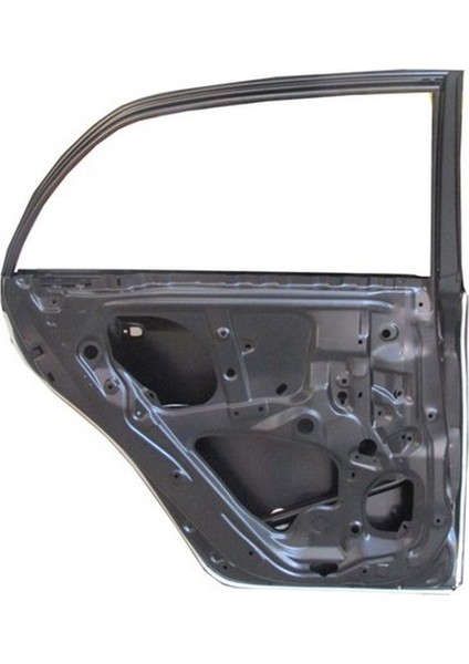 Toyota Corolla- E150- 2007-2013; Arka Kapı Komple Sol Siyah Boyalı (Iceli/çekomastikli) (Fpı) Oem No: (67004-12A20)
