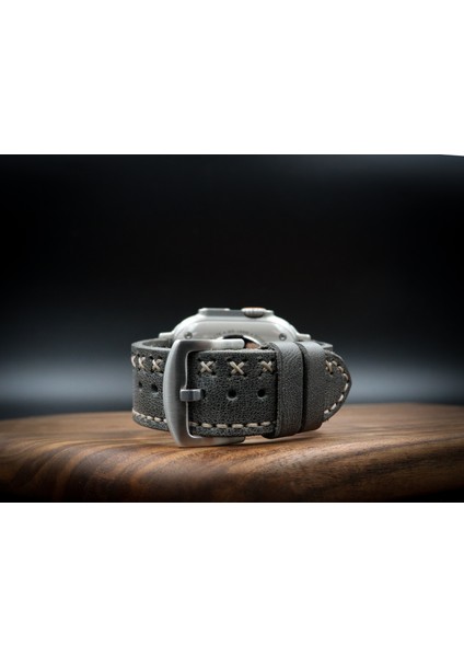 Apple Watch Uyumlu Deri Kordon Ultra Gri Hakiki Deri saat kordonu fiyatları
