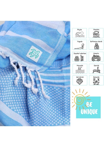 Özel Çantalı Plaj Peştemali Pamuk 90X180CM indirimleri