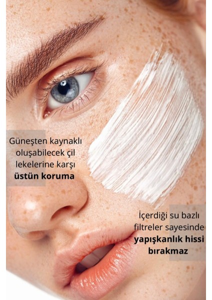 Güneş Kremi Spf 50 Ton Eşitleyici Leke Karşıtı Yaşlanma Karşıtı Yüksek Korumalı Nemlendirici Losyon