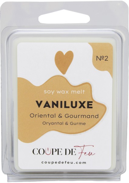 No.2 Vaniluxe Buhurdanlık Mumu Koku Barı Soy Wax Melt 72GR