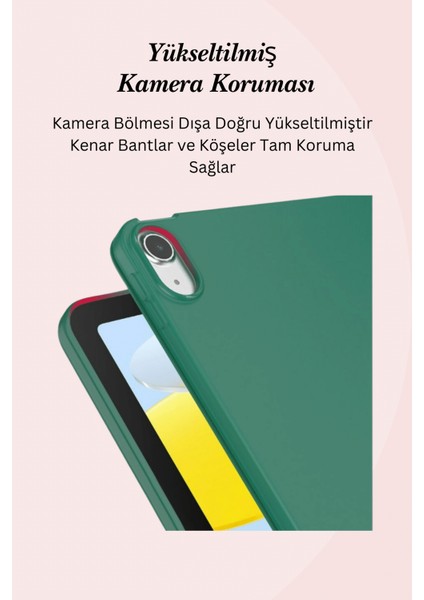 iPad Air 11 Inç 6. Nesil Uyumlu Kalem Bölmeli Akıllı Trifolding Tablet Kılıfı modelleri