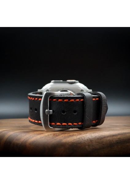 Apple Watch Uyumlu Deri Kordon Ultra Siyah Hakiki Deri Klasik saat kordonu fiyatları