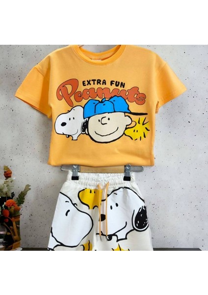 Erkek Çoçuk Pamuklu Tişört - Şort Ikili Takım fiyatları