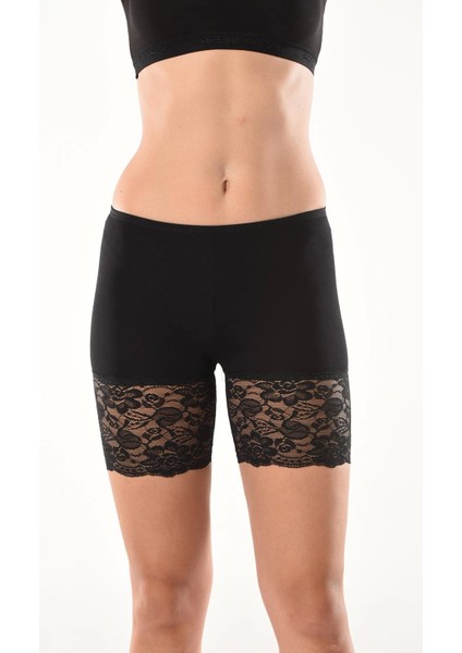 Derya Kurşun Dantelli Kısa Kadın Şort Tayt 496 fiyatları