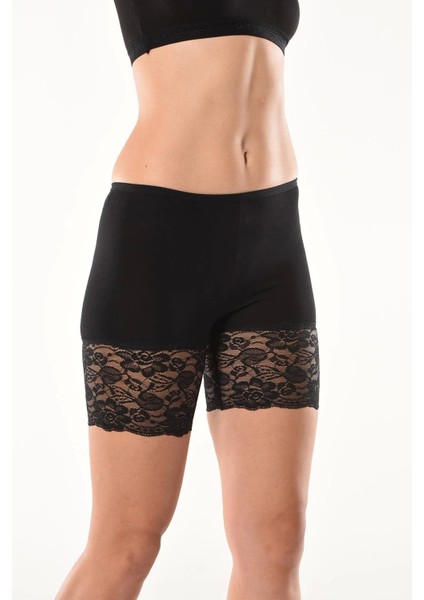 Derya Kurşun Dantelli Kısa Kadın Şort Tayt 496 indirimleri
