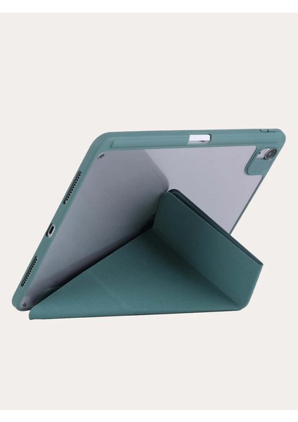 Apple iPad Air 11 Inç 6. Nesil (2024) Yatay ve Dikey Katlanabilen Uyku Modlu Kalemlikli Clemon Kılıf A2902 A2903 fiyatları