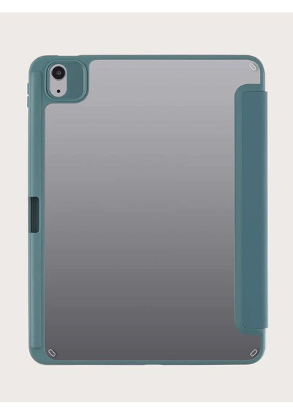 Apple iPad Air 11 Inç 6. Nesil (2024) Yatay ve Dikey Katlanabilen Uyku Modlu Kalemlikli Clemon Kılıf A2902 A2903 modelleri