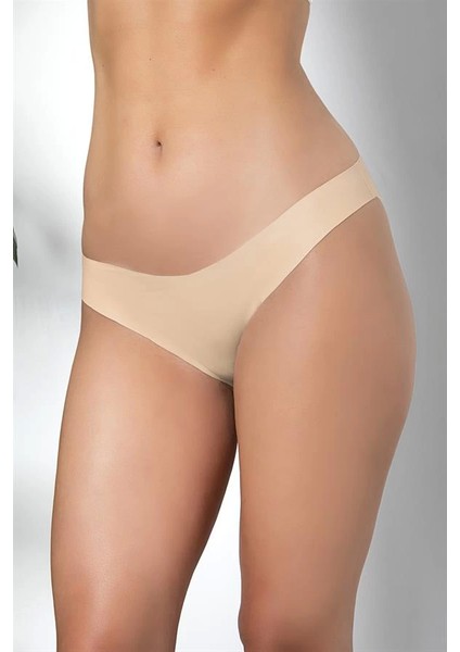 3'lü Dikişsiz, Iz Yapmaz, Lazer Kesim, Slip Külot Cappucino (MGP21261)