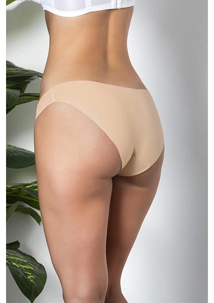 3'lü Dikişsiz, Iz Yapmaz, Lazer Kesim, Slip Külot Cappucino (MGP21261)
