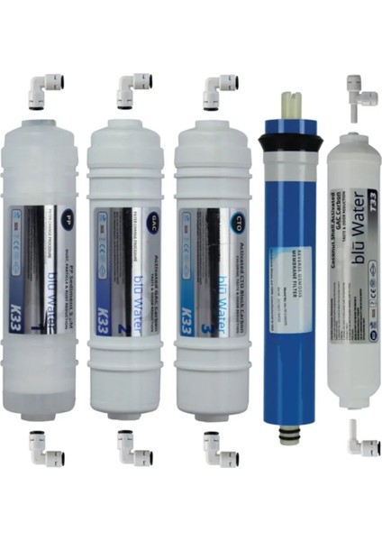 Kapalı Kasa Su Arıtma Cihazı Filtre Set 5 Aşama - Bluwater Membran fiyatları