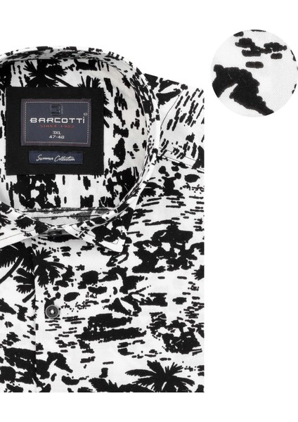 Erkek Büyük Beden 118-191 Kilo Arası Için Uygun Kısa Kollu Cepsiz Viscon Gömlek modelleri