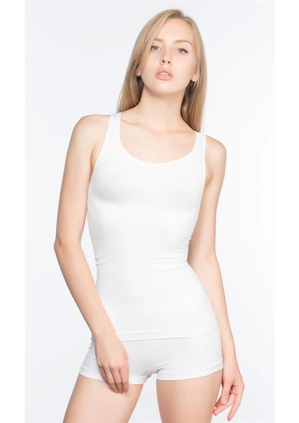 Beyaz Emay 5014 Göğsü Açık Yarım Kollu Korse modelleri