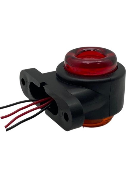 12V-24V Takoz Lambası (12 Ledli) Kırmızı-Turuncu modelleri