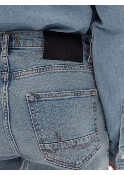 Erkek Smarty Y Dar Paça Orta Bel Jean Pantolon indirimleri