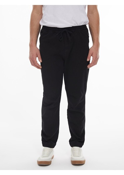 Erkek Fit Jogger Bel Siyah Pantolon fiyatları