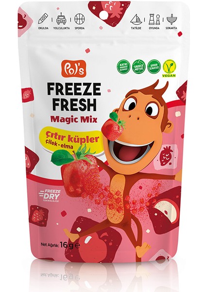 Kukuli Freeze Fresh Magic Mix Çıtır Küp 20GR