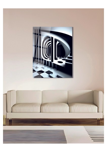 Op-Art Salon Cam Tablo - Mod027